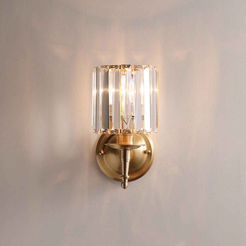 Vintage luxe kristallen wandlamp HL1405