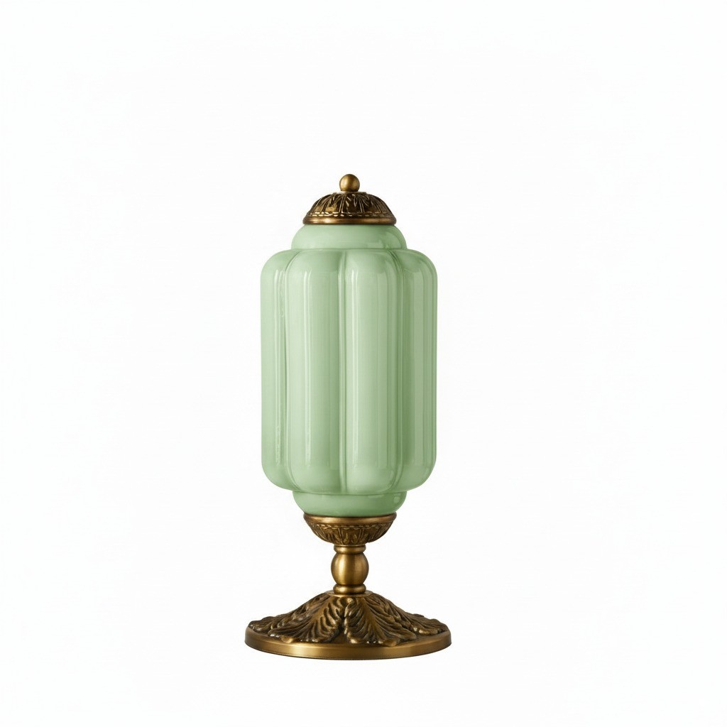 Eloise Vintage Glazen Pompoen Tafellamp HL931