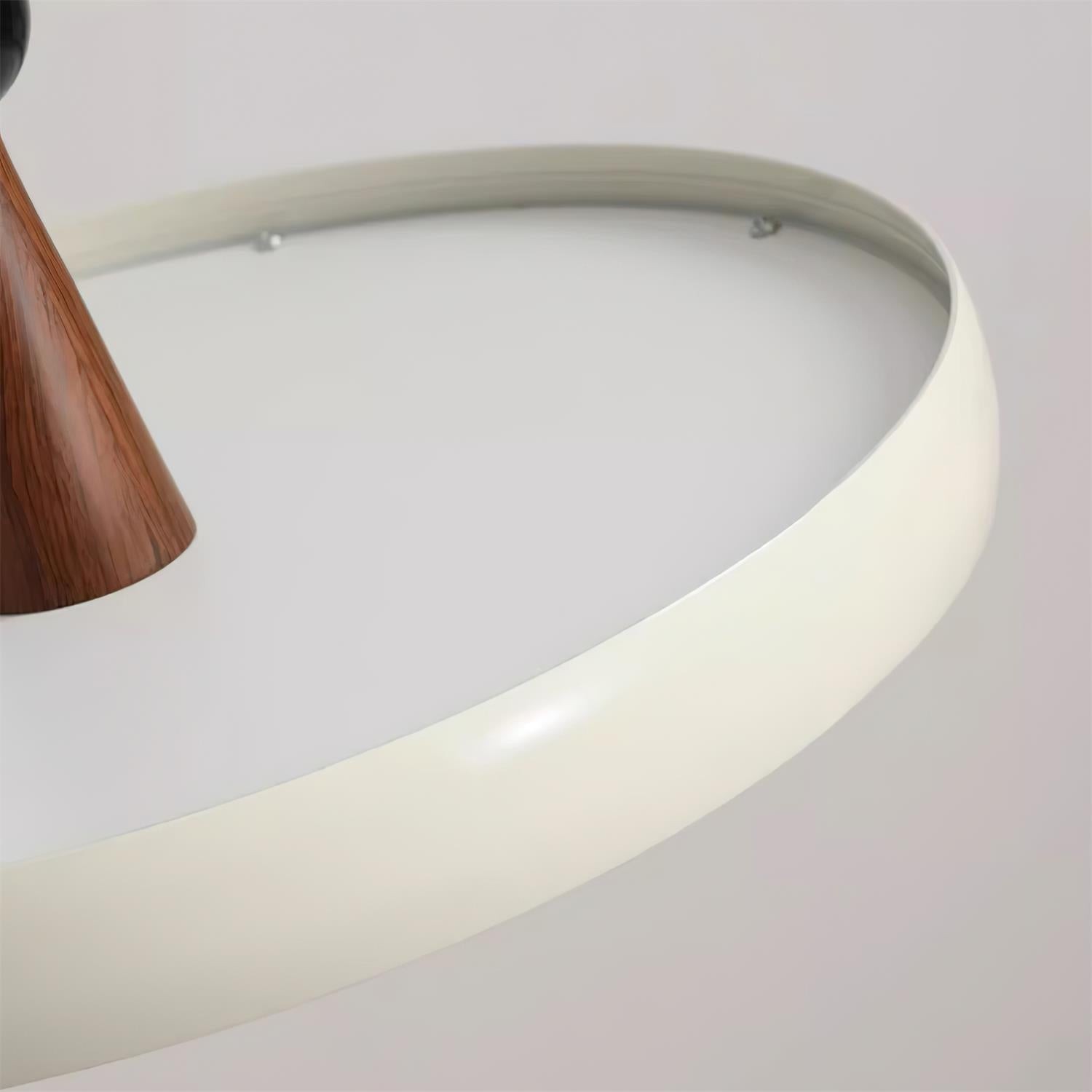 Moderne schijfvormige hanglamp met zwenkarm HL1071