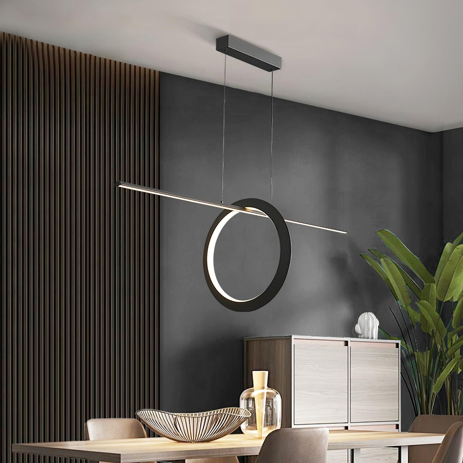 Minimalistische high-end geometrische lijn hanglamp HL557