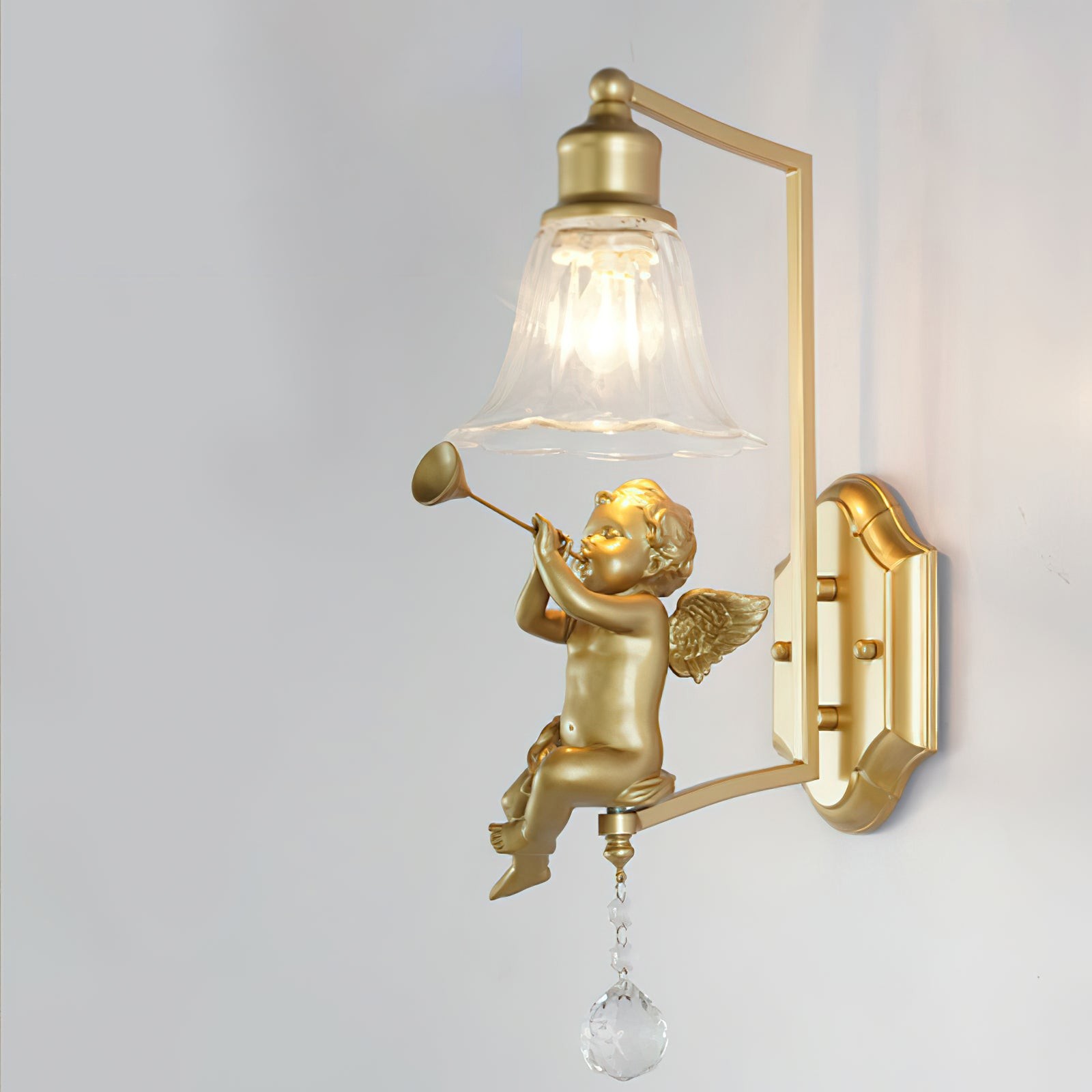 Kunstengel Wandlamp HL1133