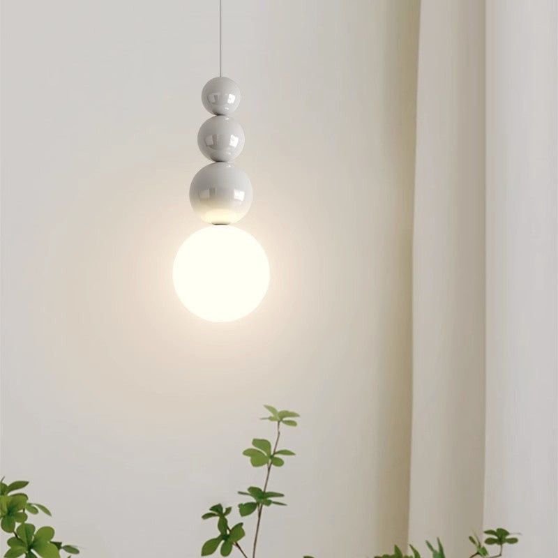 Nordic stijl bolvormige veelkleurige hanglamp HL933