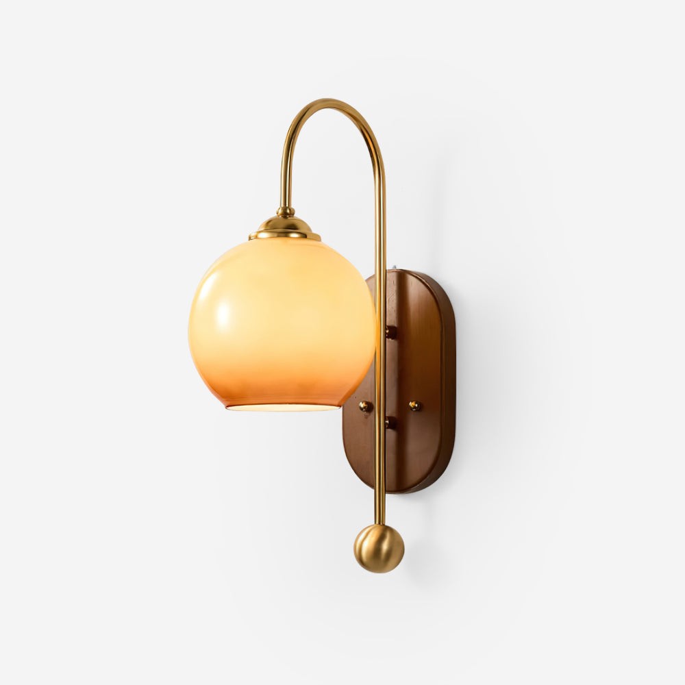 Amerikaanse Retro Bolvormige Wandlamp HL559