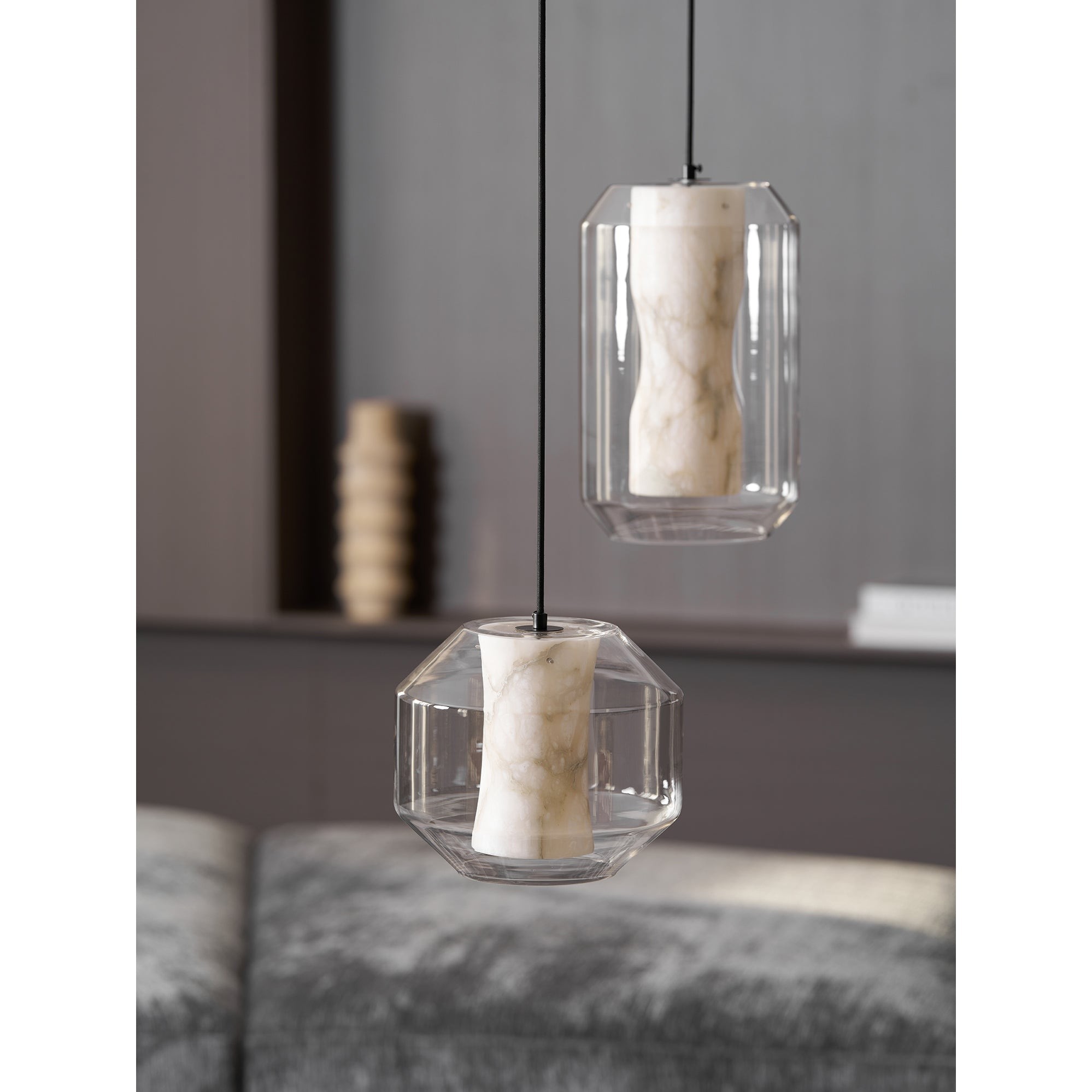 Hanglamp van albastglas HL2997