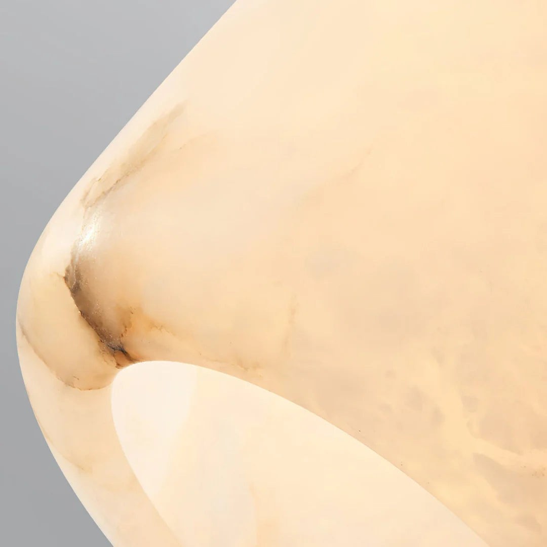 Velia Acorn Alabaster Minimalistische Hanglamp HL3497