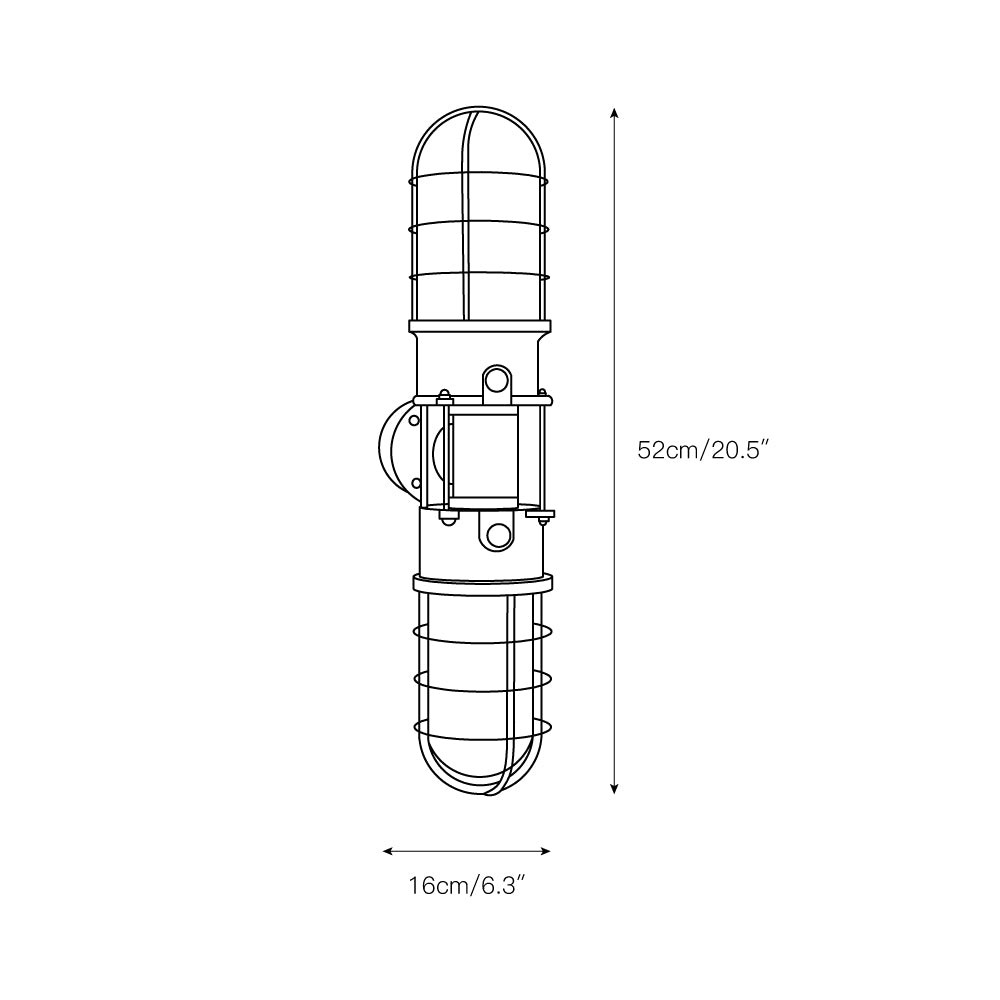 Lucid Dudley wandlamp HL3045