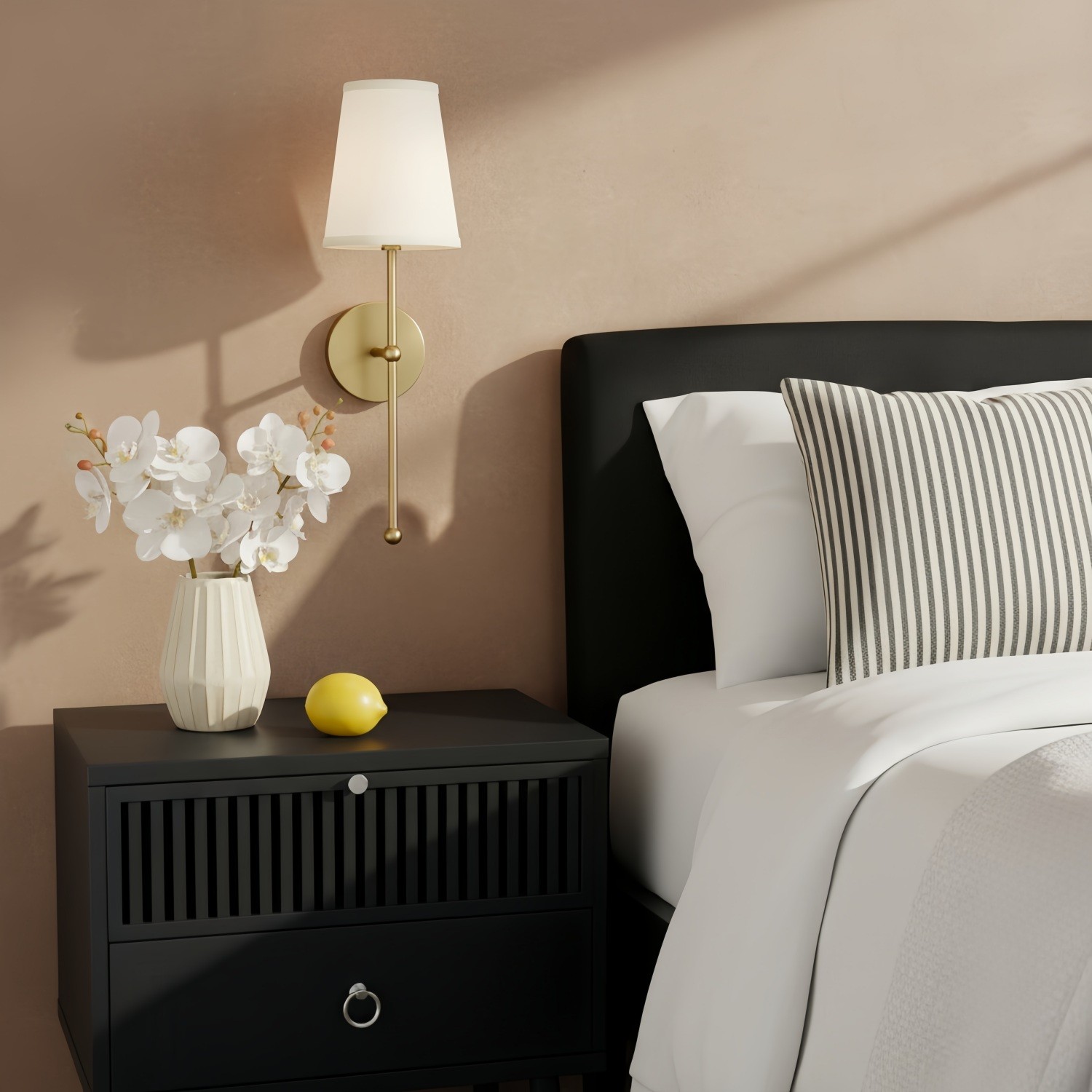 Moderne minimalistische elegantie gouden wandlamp HL982