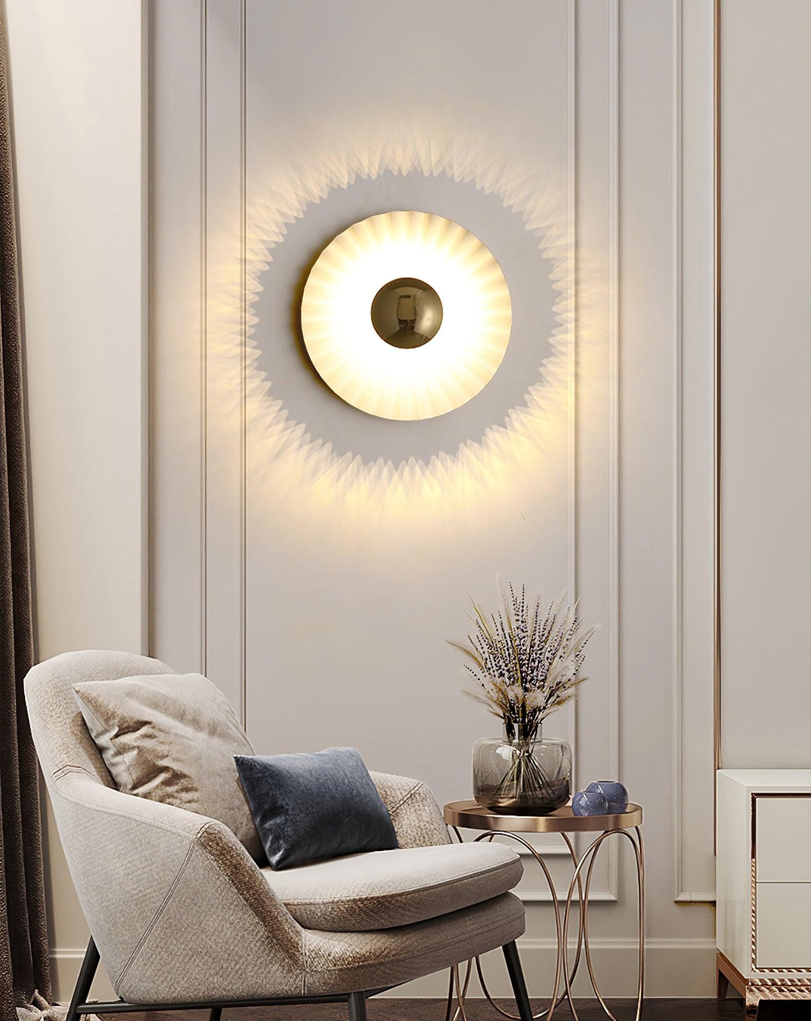 Moderne creatieve wandlamp met schelpmotief HL887