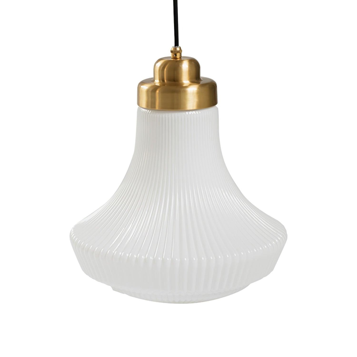 Klassieke messing albasten glazen hanglamp HL746