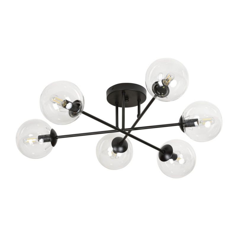 Brendi 6B Glazen Bol Plafondlamp