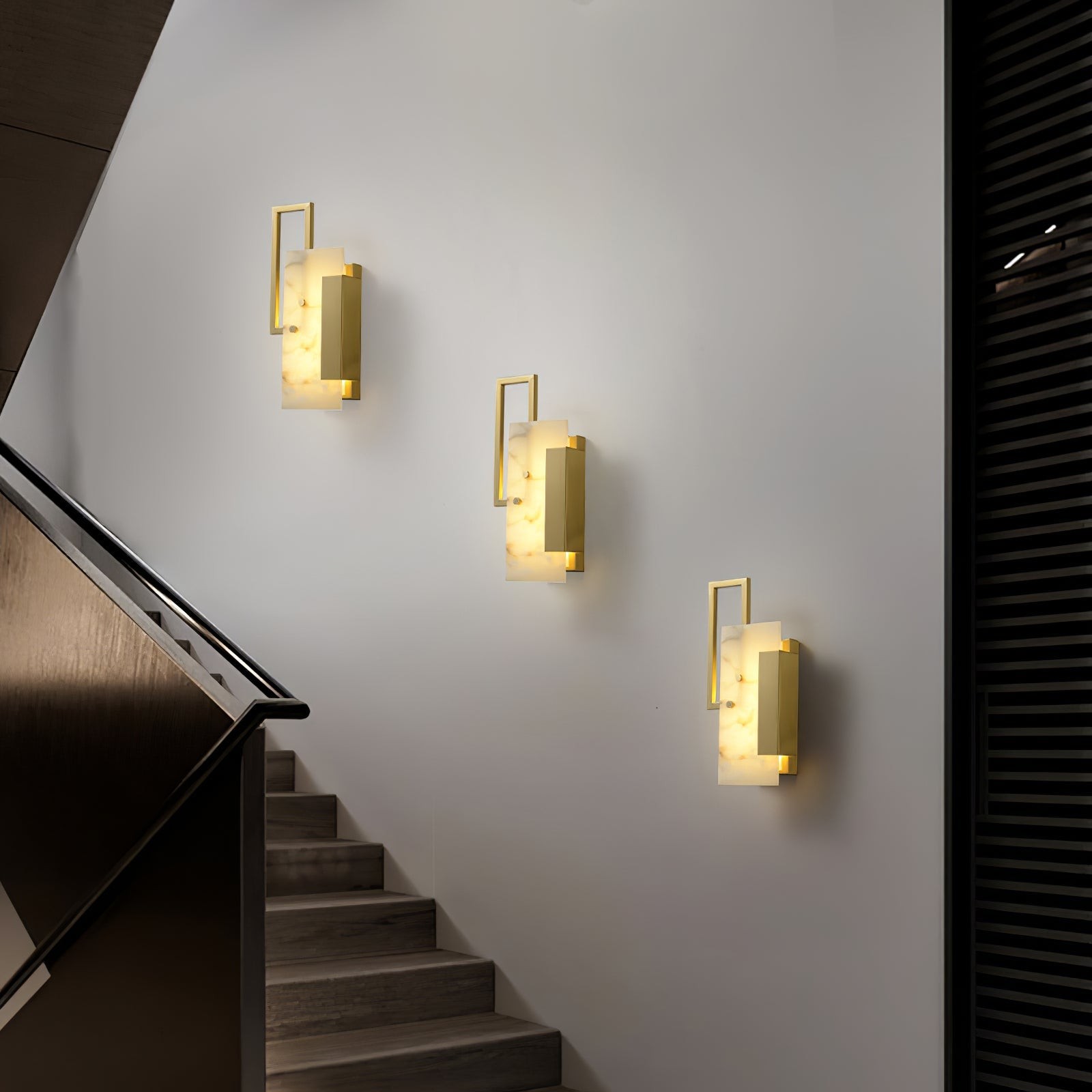 Althea alabaster wandlamp HL2949