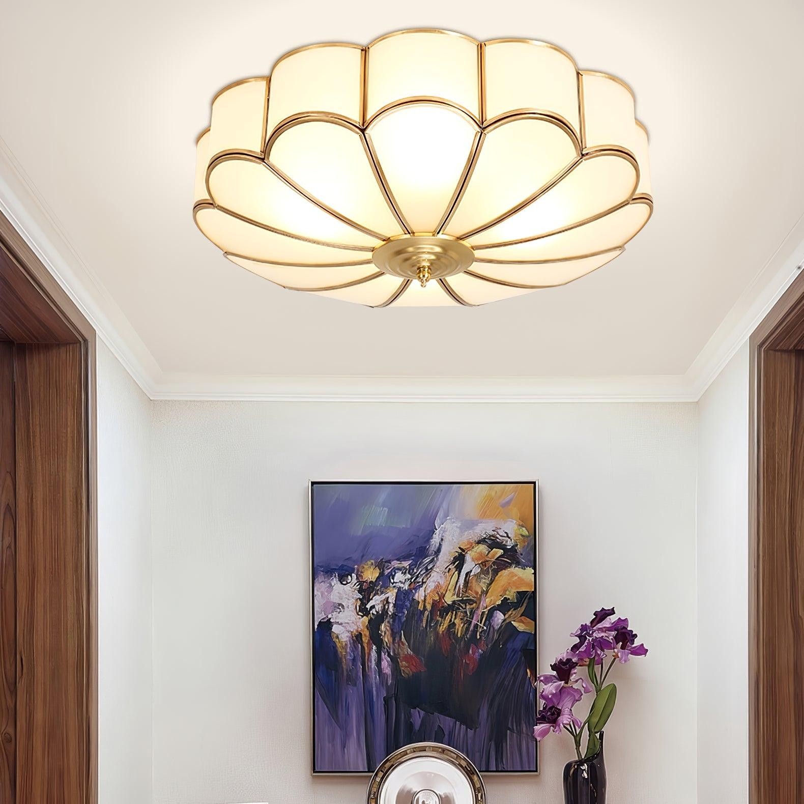 Moderne Bloemvormige Plafondlamp met Opbouw HL298
