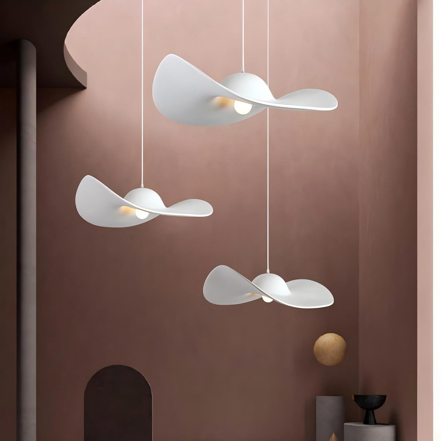 Italiaanse Hoed Vorm Hars Ontwerp Hanglamp HL310