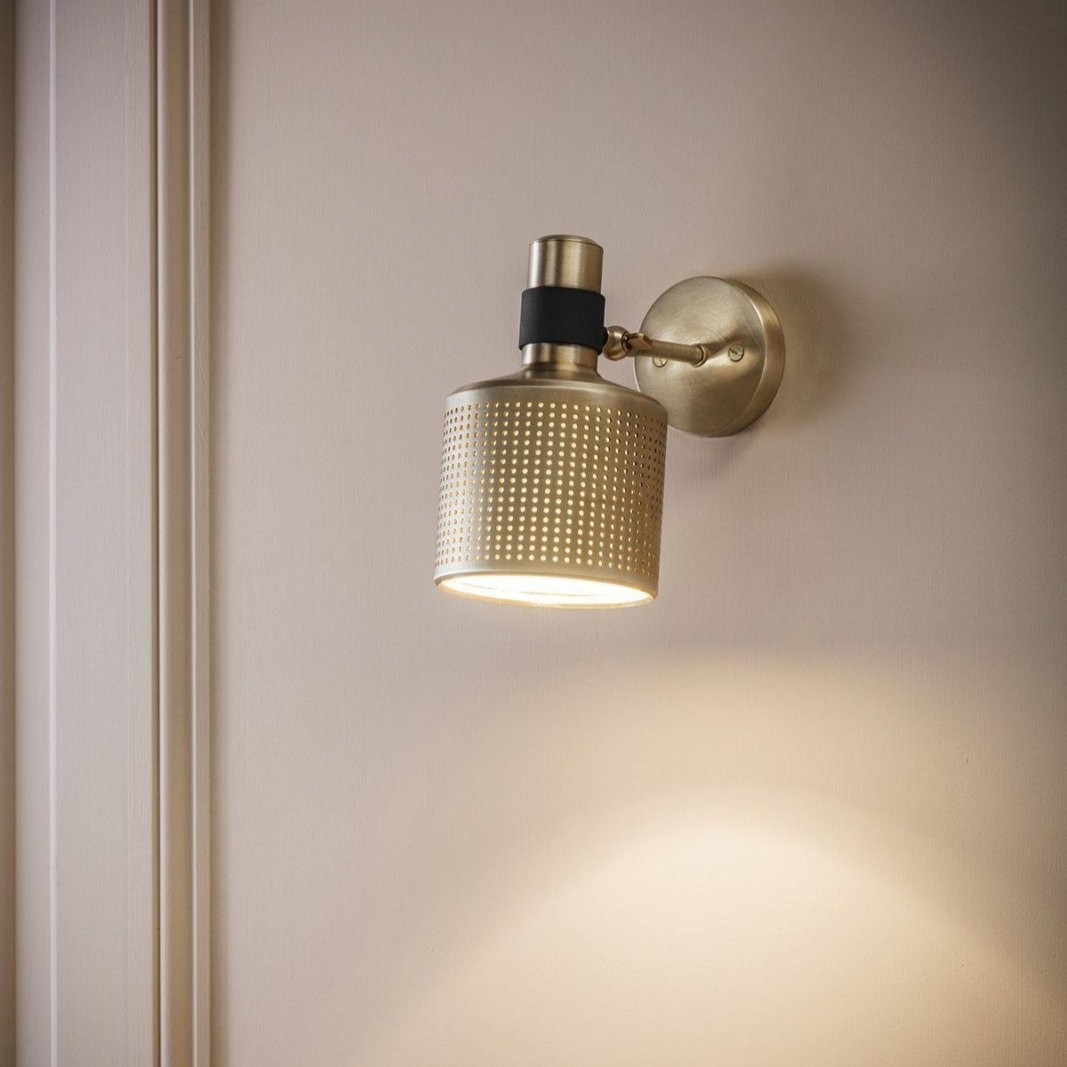 Nordic Brass verstelbare Riddle wandlamp HL1272