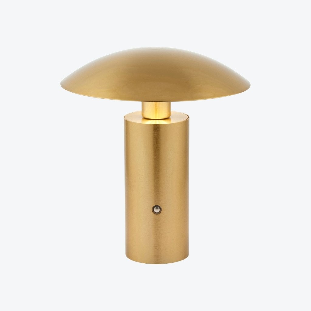 Oricone draagbare LED-tafellamp - Draadloze paddenstoellamp met touchdimmer voor eetkamer en nachtkastje HL2120