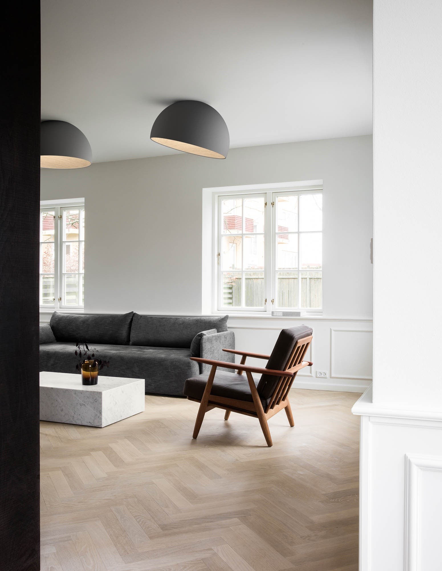 Duo plafondlamp HL3039