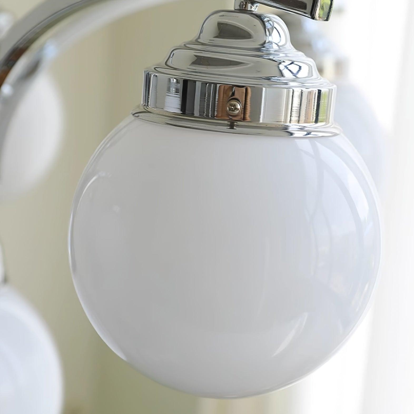 Franse elegante glazen bolvormige kroonluchter HL813
