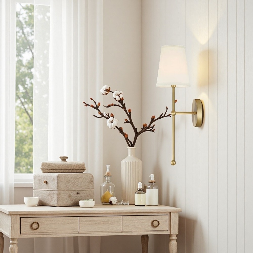 Moderne minimalistische elegantie gouden wandlamp HL982