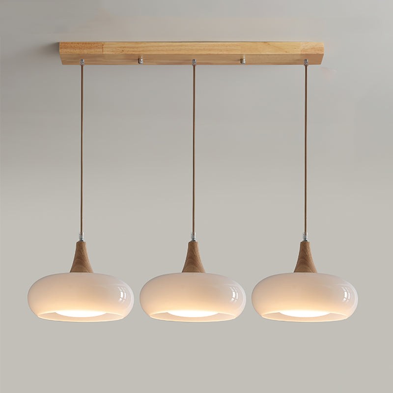 Bauhaus Design Oranje Schijf Hanglamp HL1055