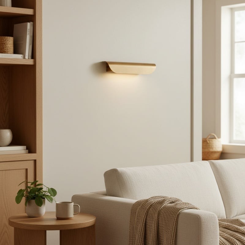 Hidra Moderne Metalen Wandlamp - Minimalistische Downlight Wandlamp voor Moderne Woningen HL1923