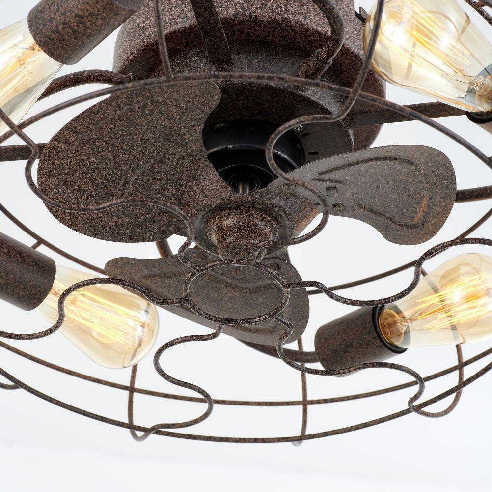 Vintage ventilator kroonluchter