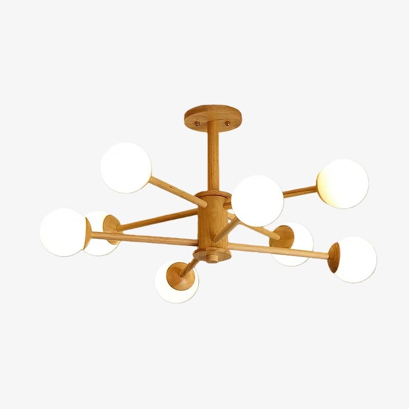 Orrise Molecular Design Plafondlamp - Artistieke Kroonluchter met Takkendesign voor Thuis HL2322