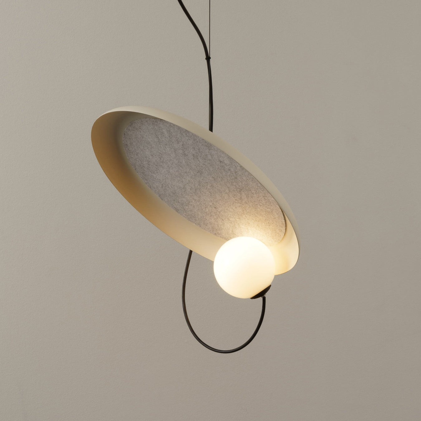 Akoestische schijf hanglamp HL3001