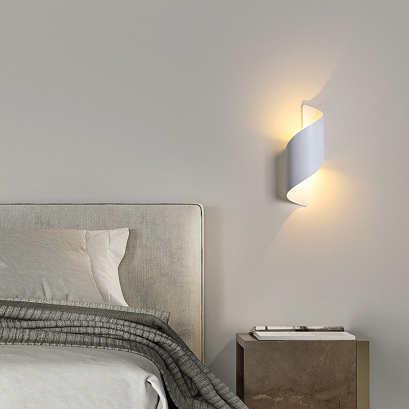 Moderne Curl Twisted LED Wandlamp HL698