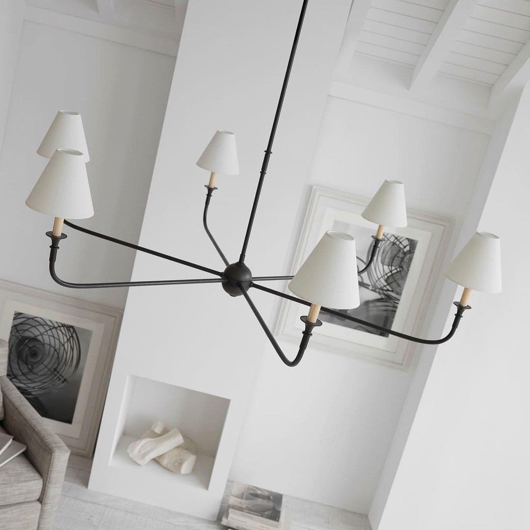Piaf Grande moderne industriële metalen kroonluchter HL1417