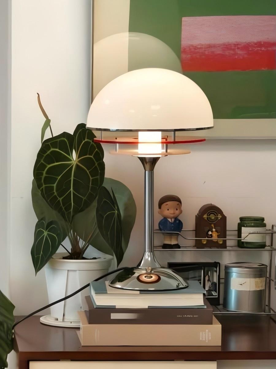 Bauhaus Vintage Stijl Acryl Zonsondergang Tafellamp HL1033