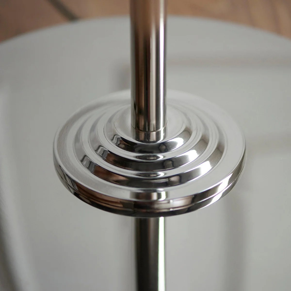 Tela Drum Shade vloerlamp - Moderne stoffen staande lamp voor thuis of op kantoor HL2241