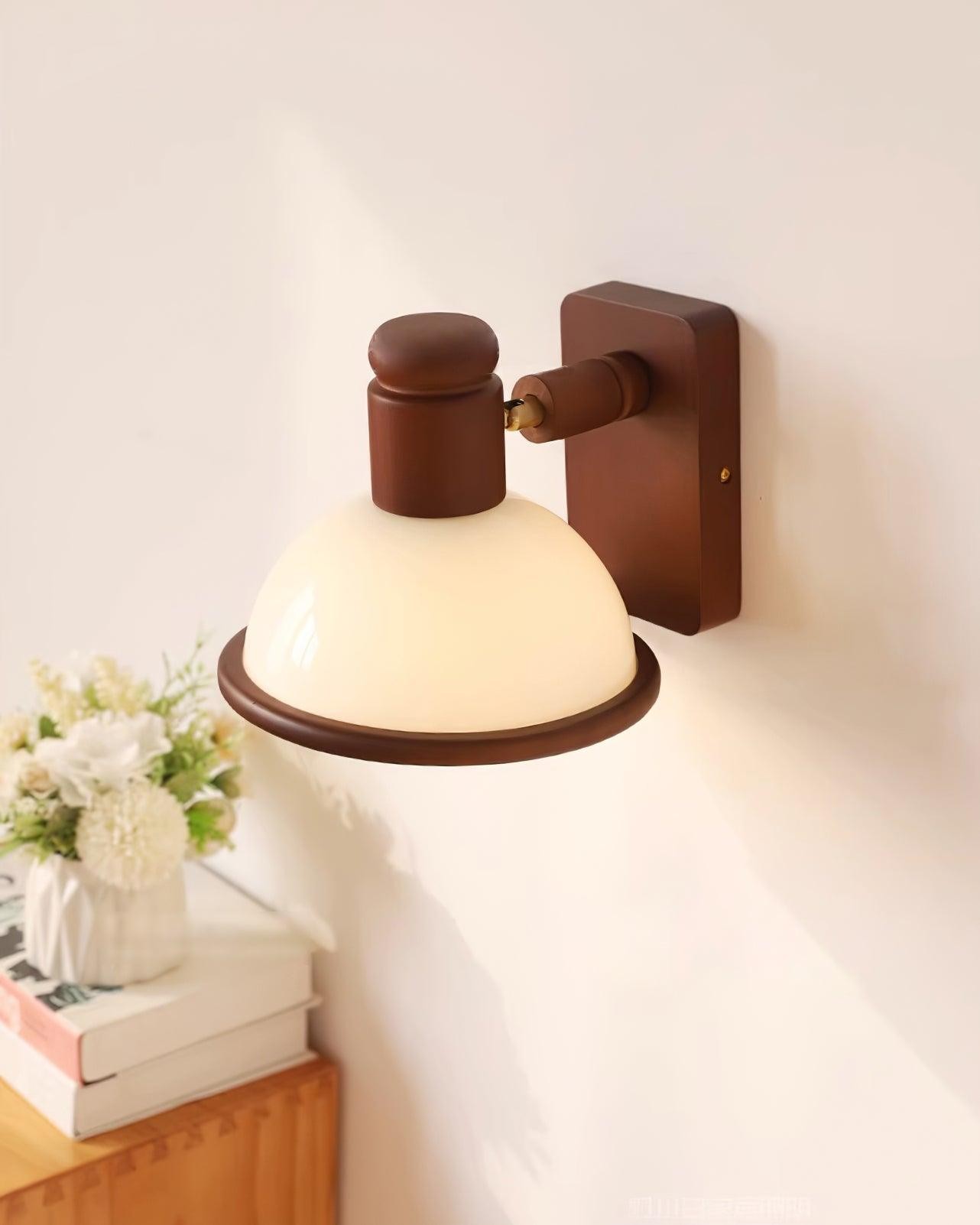 Moderne houten verstelbare leeslamp voor naast het bed HL528