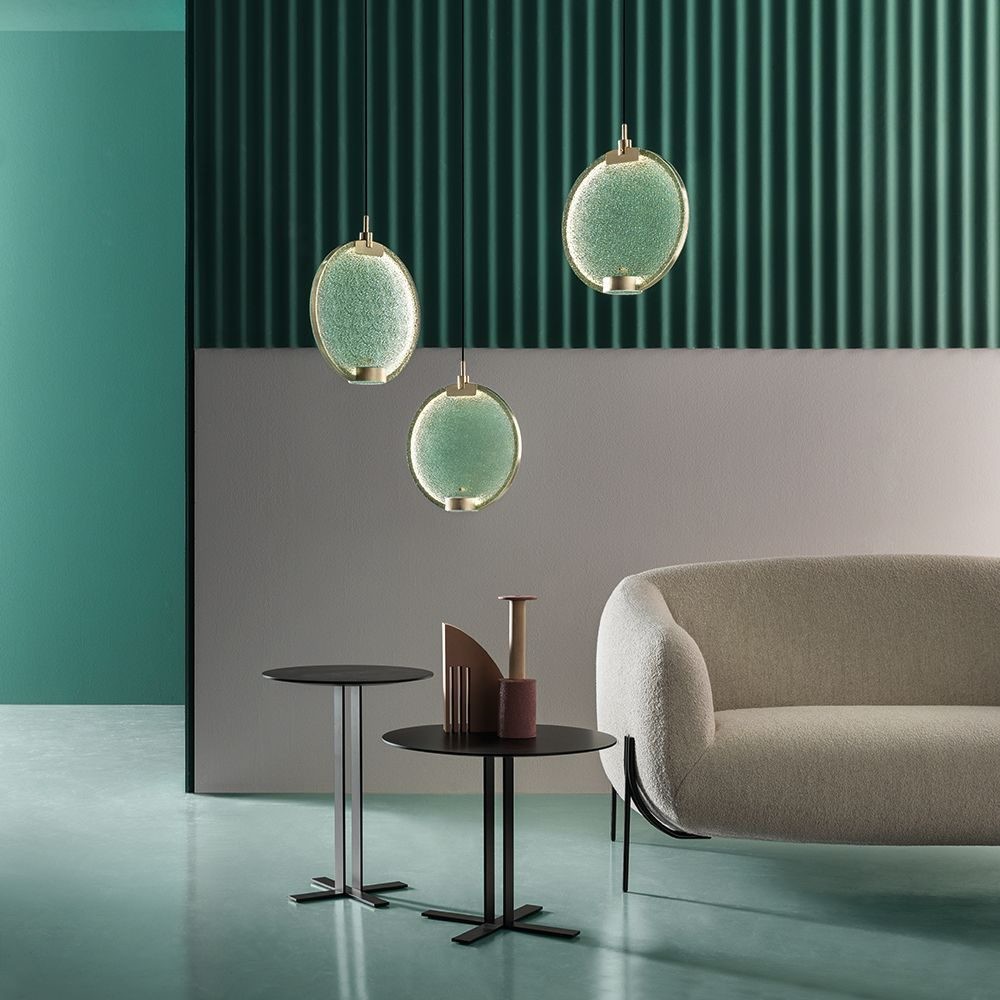Horo hanglamp met messing frame HL1210