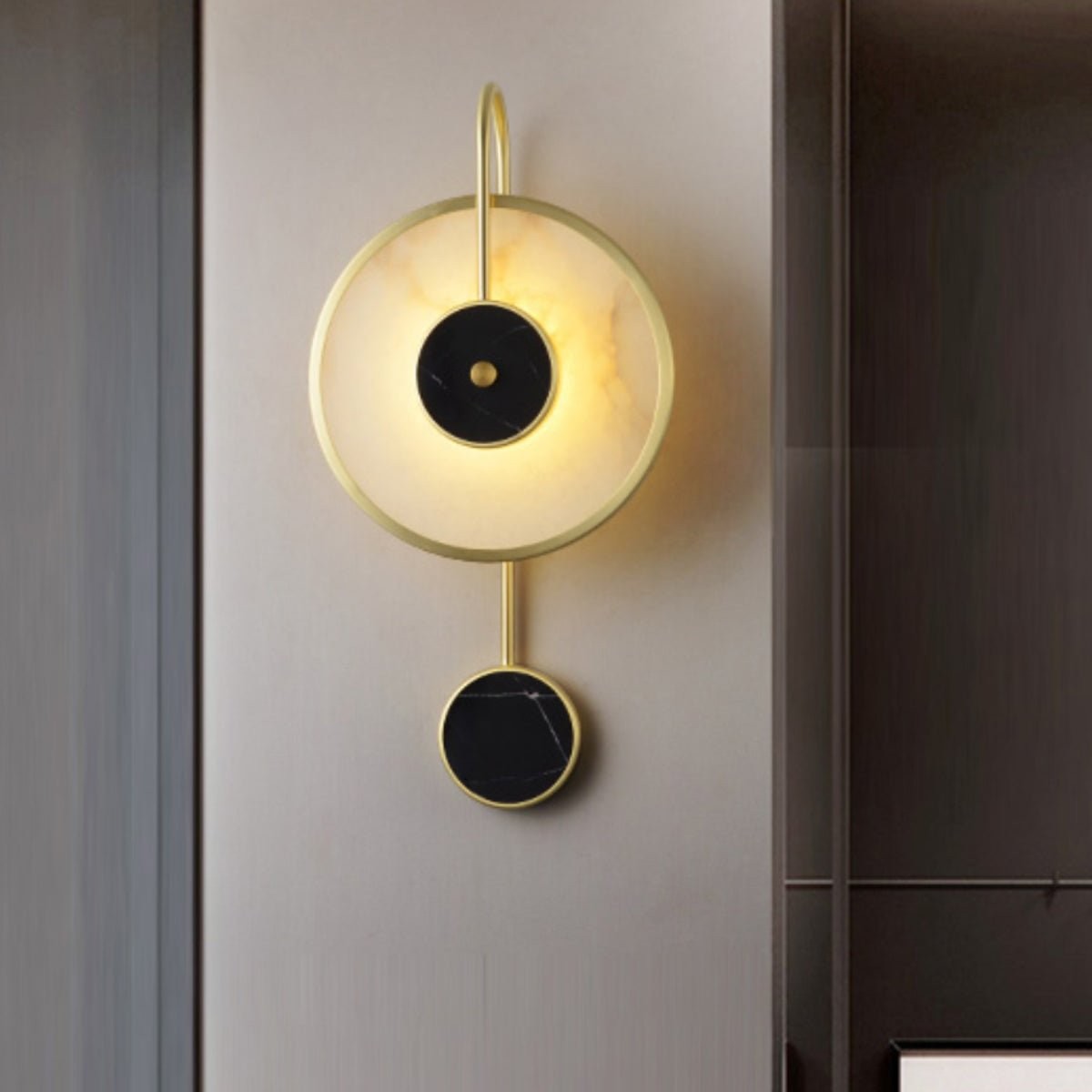 Creatieve schijf metalen wandlamp HL561