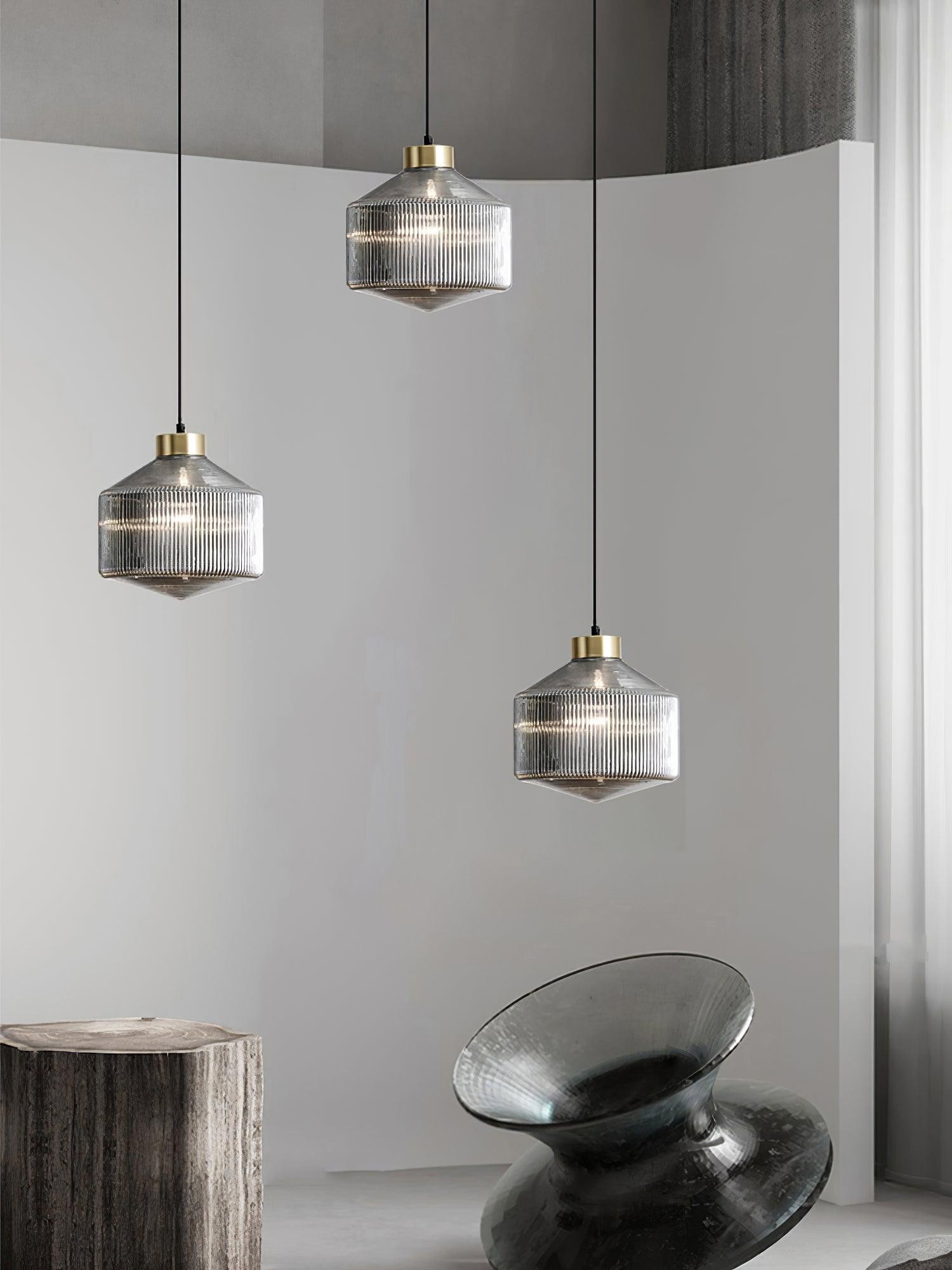 Gestreepte Spinning Top Hanglamp HL727
