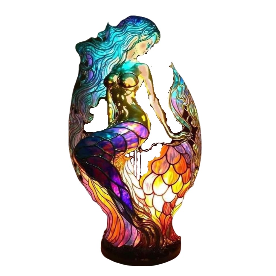 Magisch dierenbeeld Hars Tafellamp HL590
