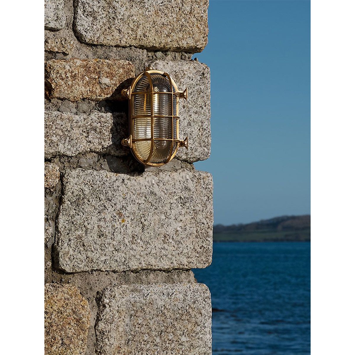 Fremantle messing bunkerwandlamp HL3189