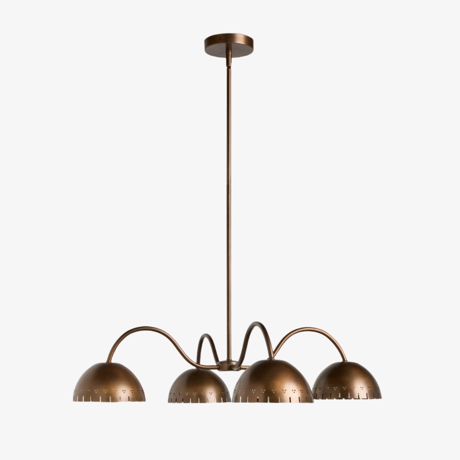 Lustrona Moderne Kroonluchter - Artistieke Metalen Structuur, een opvallende lamp voor woon- of eetkamer HL1852