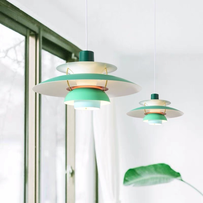 Deense Multilayer Metalen Hanglamp HL38