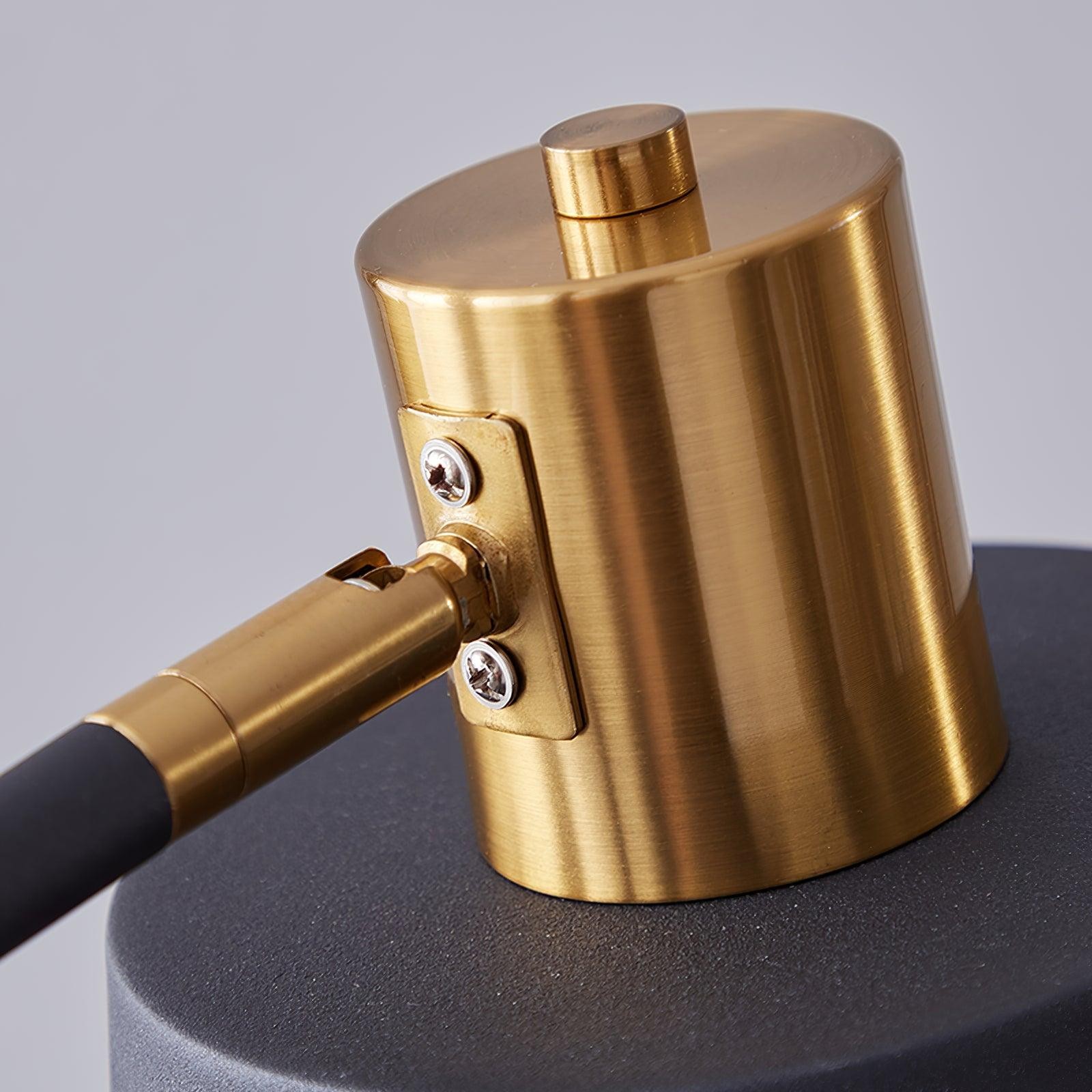 Moderne eenvoudige luxe metalen kleurblokkerende vloerlamp HL448
