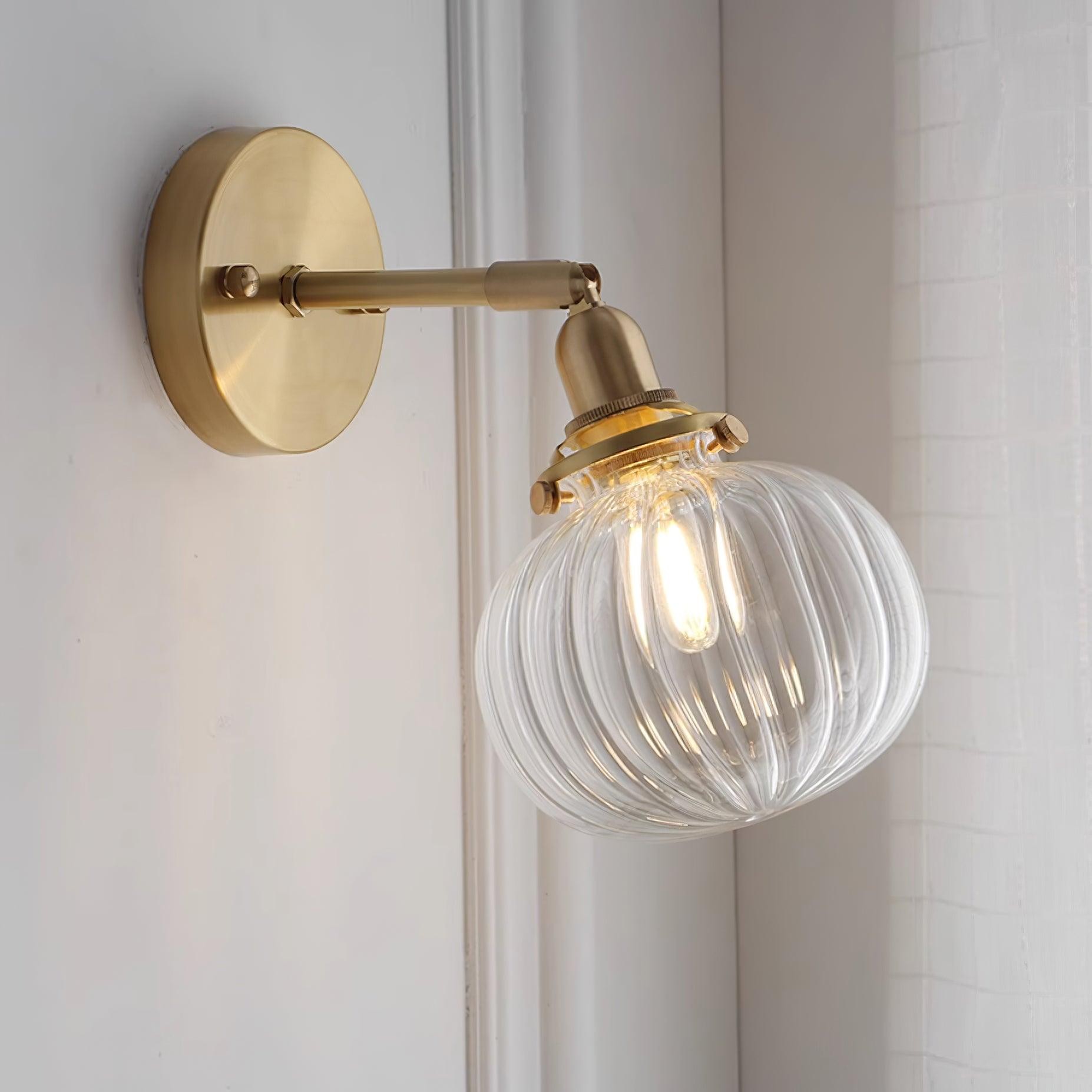 Eenvoudige hal entree pompoenpatroon wandlamp HL771