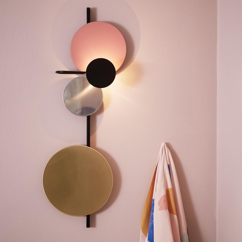 Moderne Kleurrijke Ronde PLANET Wandlamp