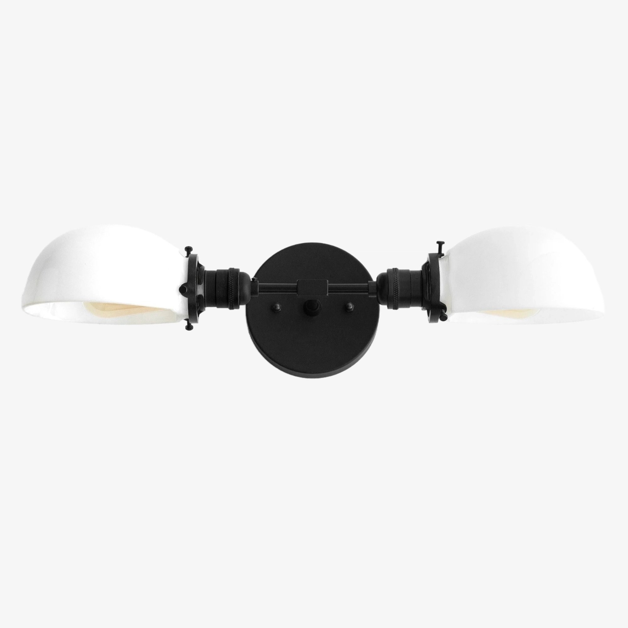 Ornato Luxe Mid-Century Vanity Light - Badkamerarmatuur van messing met opaalglas HL1688