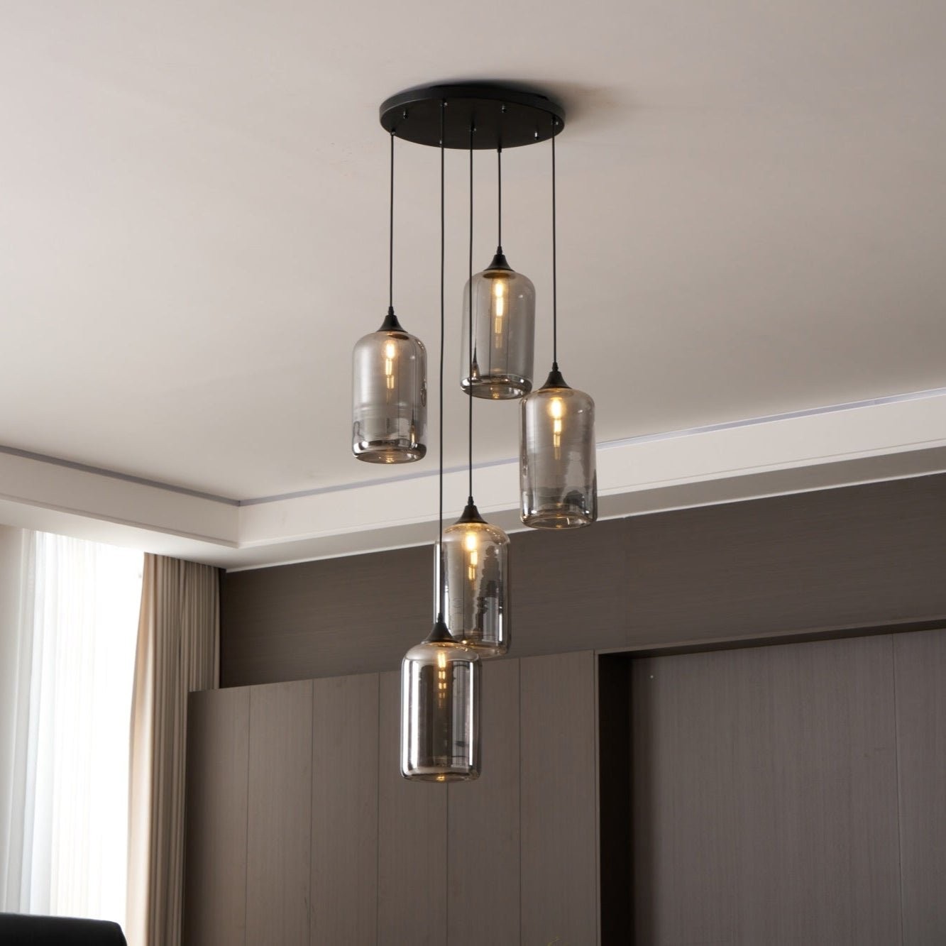 Flesvormige hanglamp HL2916