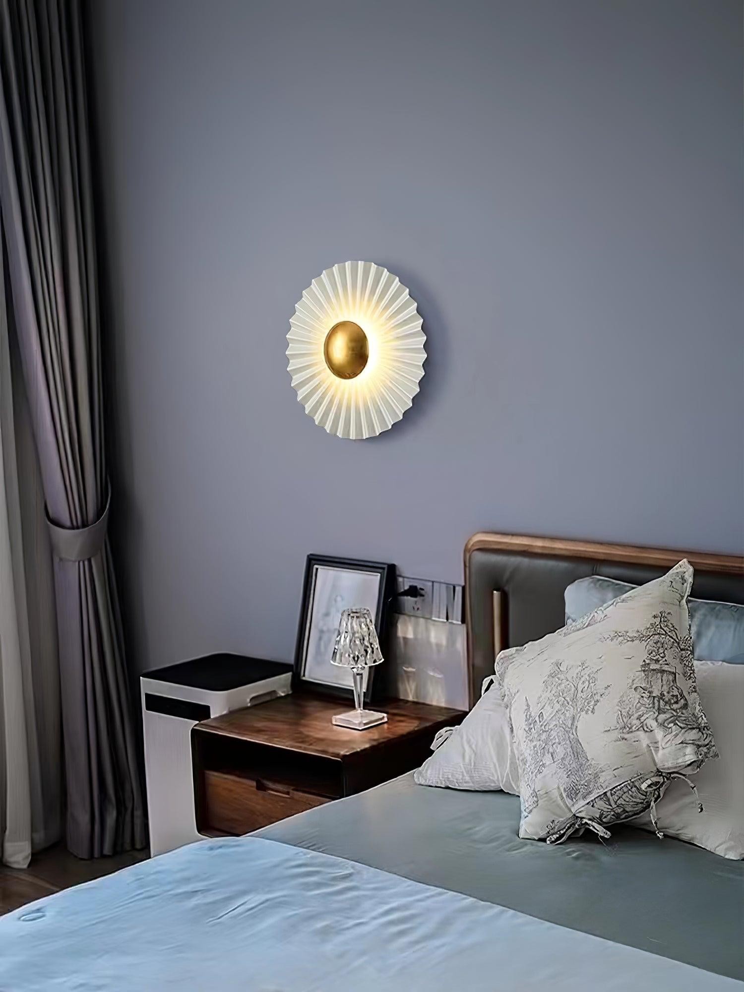 Moderne creatieve wandlamp met schelpmotief HL887