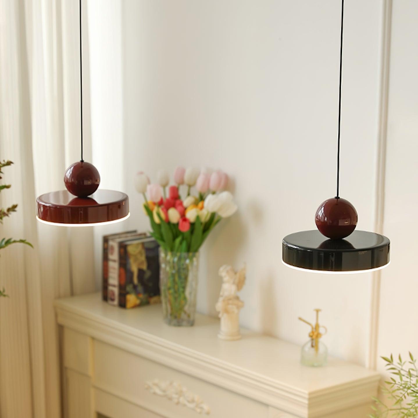 Moderne minimalistische ronde led hanglamp voor keukeneiland HL643