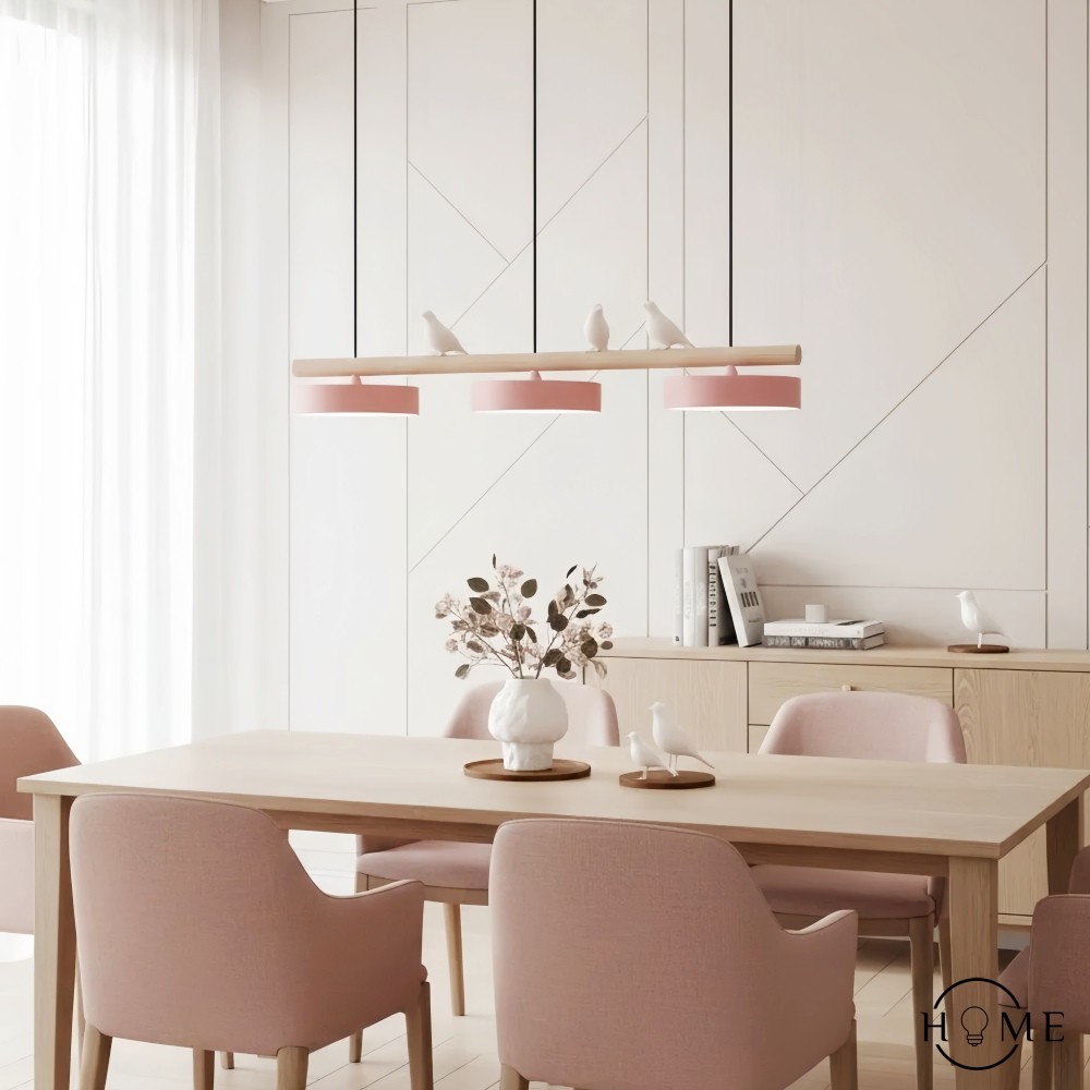 Creatieve hanglamp in de vorm van een takvogel HL943