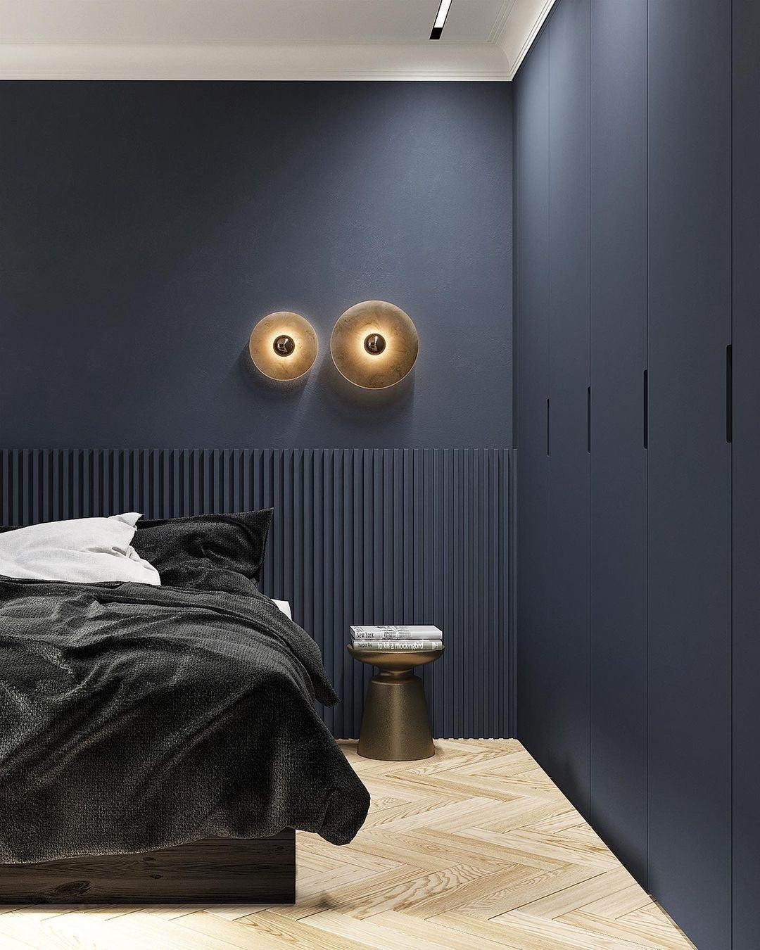 Creatieve marmeren ronde wandlamp HL717