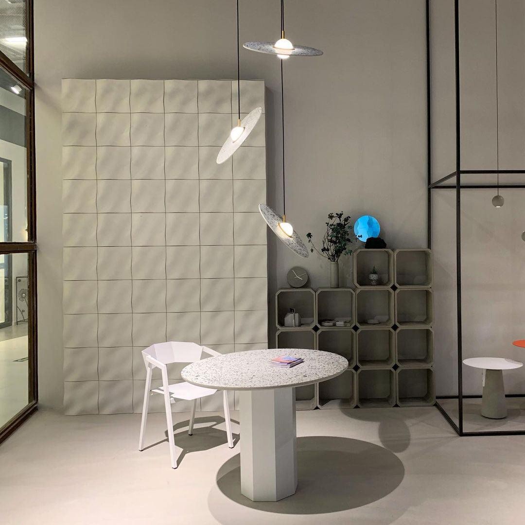 Scandinavische creatieve Terrazzo hanglamp HL811