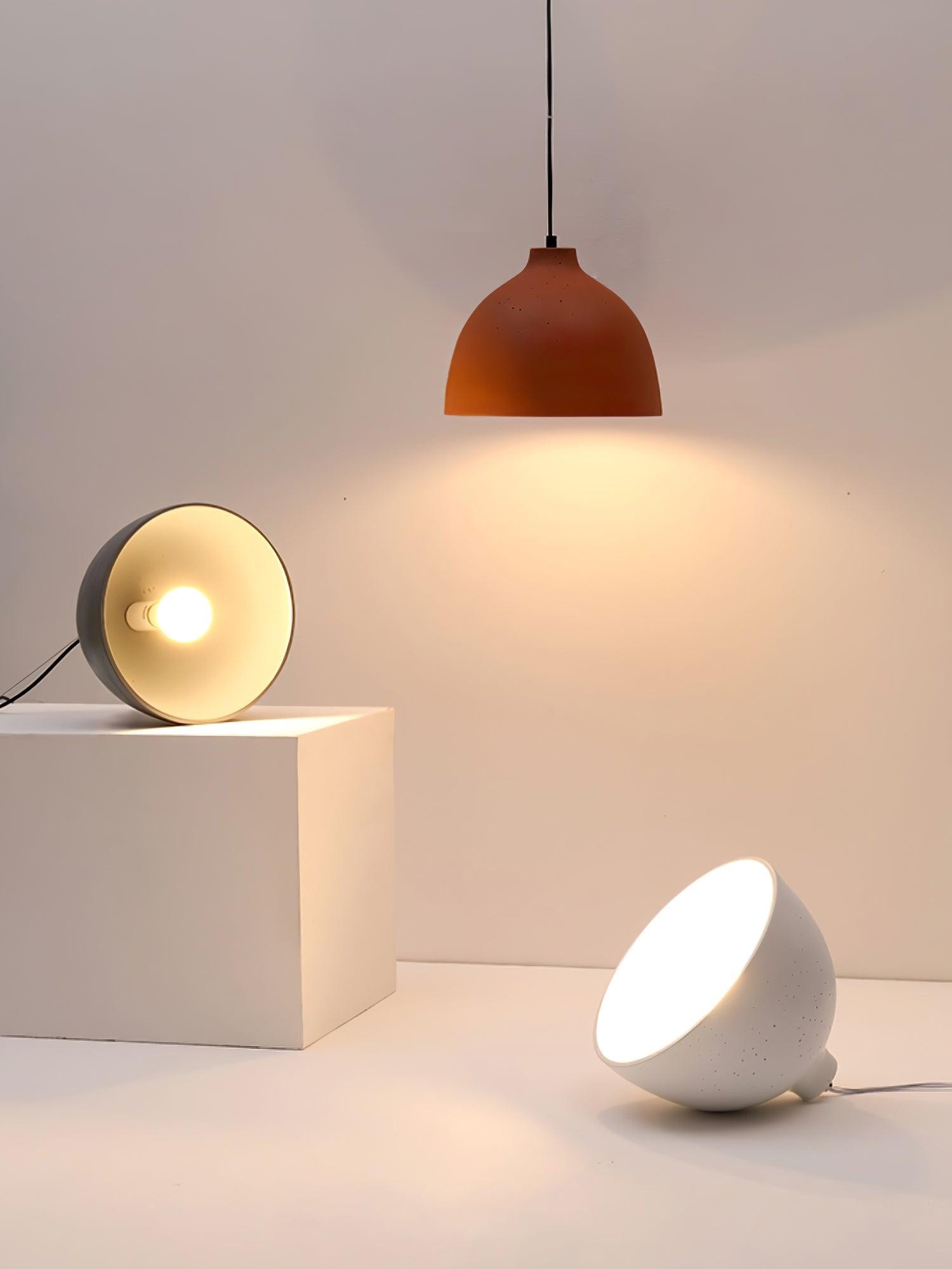 Moderne minimalistische industriële harskom LED hanglamp HL788